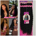 High Quality Chemical Fibre Hair with 100% Human Hair Feel: For Sew-in Braids/Ponytails (MOQ-3 Packs)