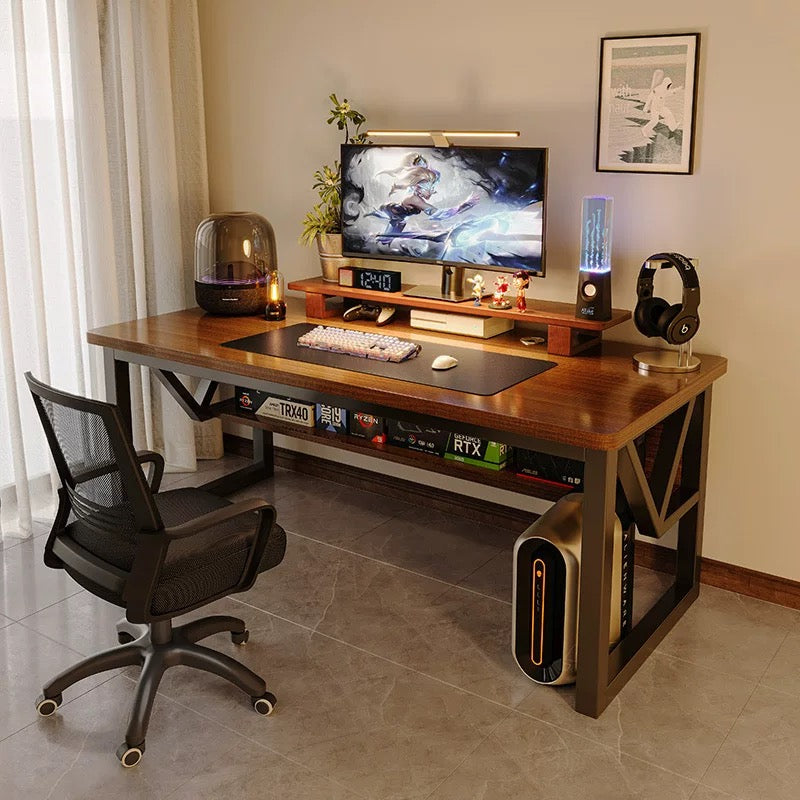 Modern Gaming/Office Desk Set with Ergonomic Chair – 120×60cm