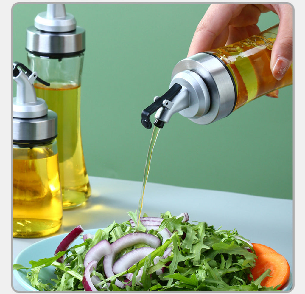 Glass Oil & Vinegar Dispenser Bottle (170ml / 200ml)