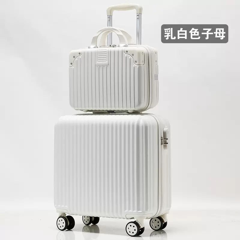 Hard Shell 2-piece Travel Luggage Set (14/18”)