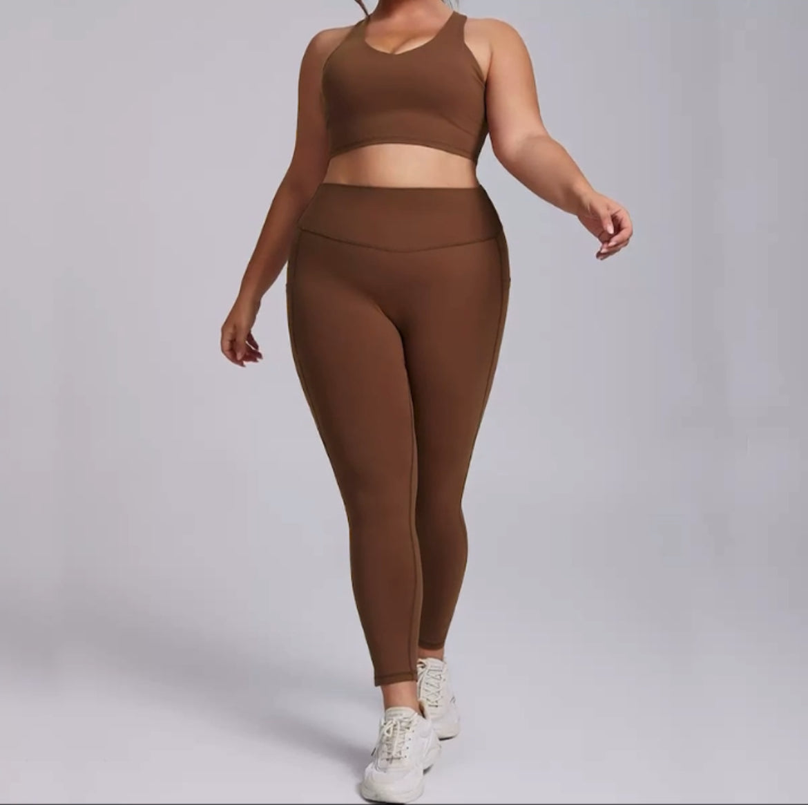 High Quality Stylish 2-Piece Gym Set (Plus size)