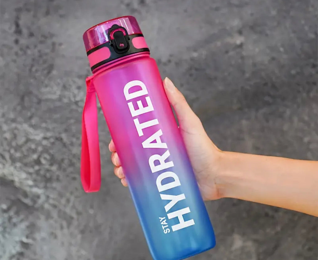 Leak-Proof Reusable Water Bottle with Flip-Top Lid (Stay Hydrated Series)