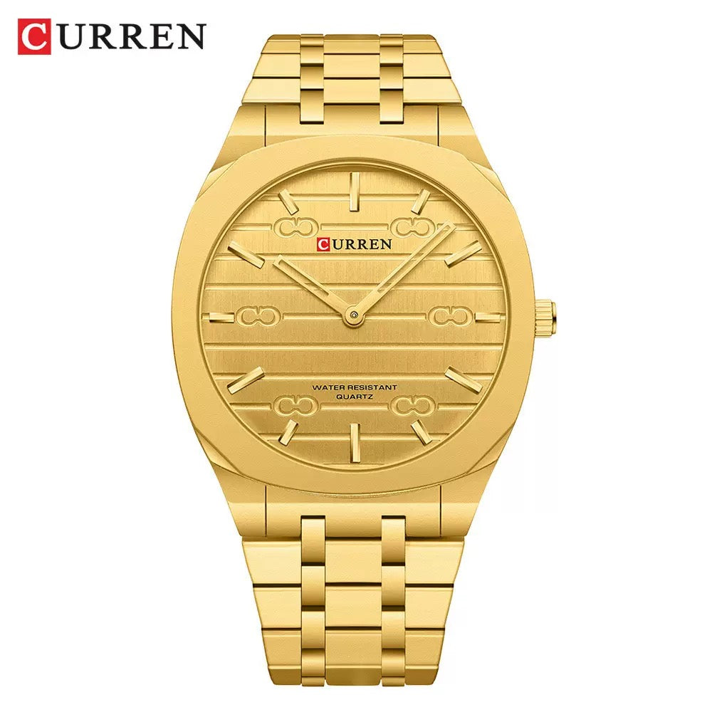 CURREN Elegant Two-Tone Stainless Steel Watch (Comes Boxed)