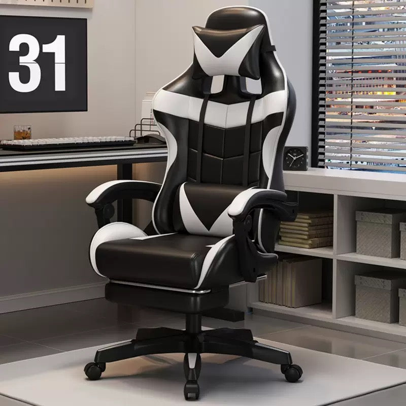 Ergonomic Gaming/Office Chair with Footrest