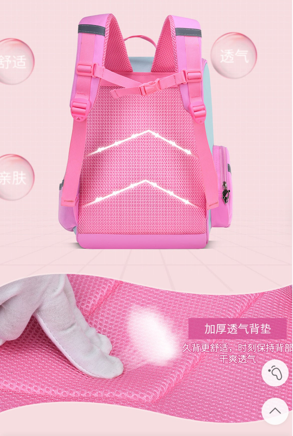 Kid’s Orthopaedic School Backpack (Lightweight and Breathable )
