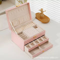 Multi-Layer Jewelry Storage Box with Drawers