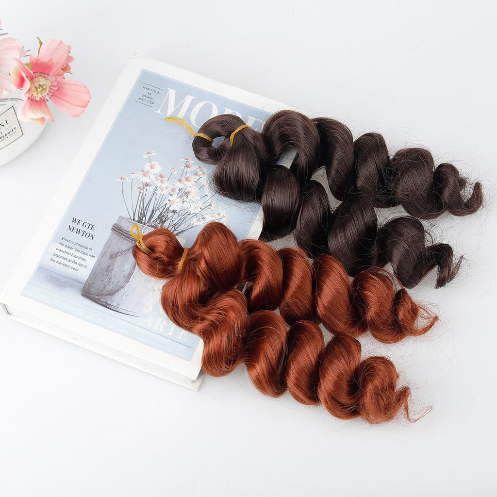 12 inches 150g Italian Curly Braids extensions: 3-4 Packs for a full head