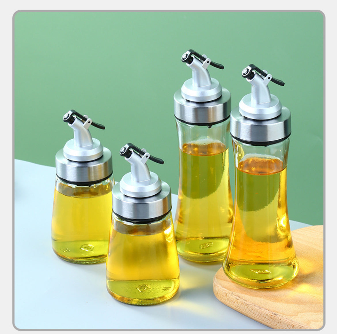 Glass Oil & Vinegar Dispenser Bottle (170ml / 200ml)