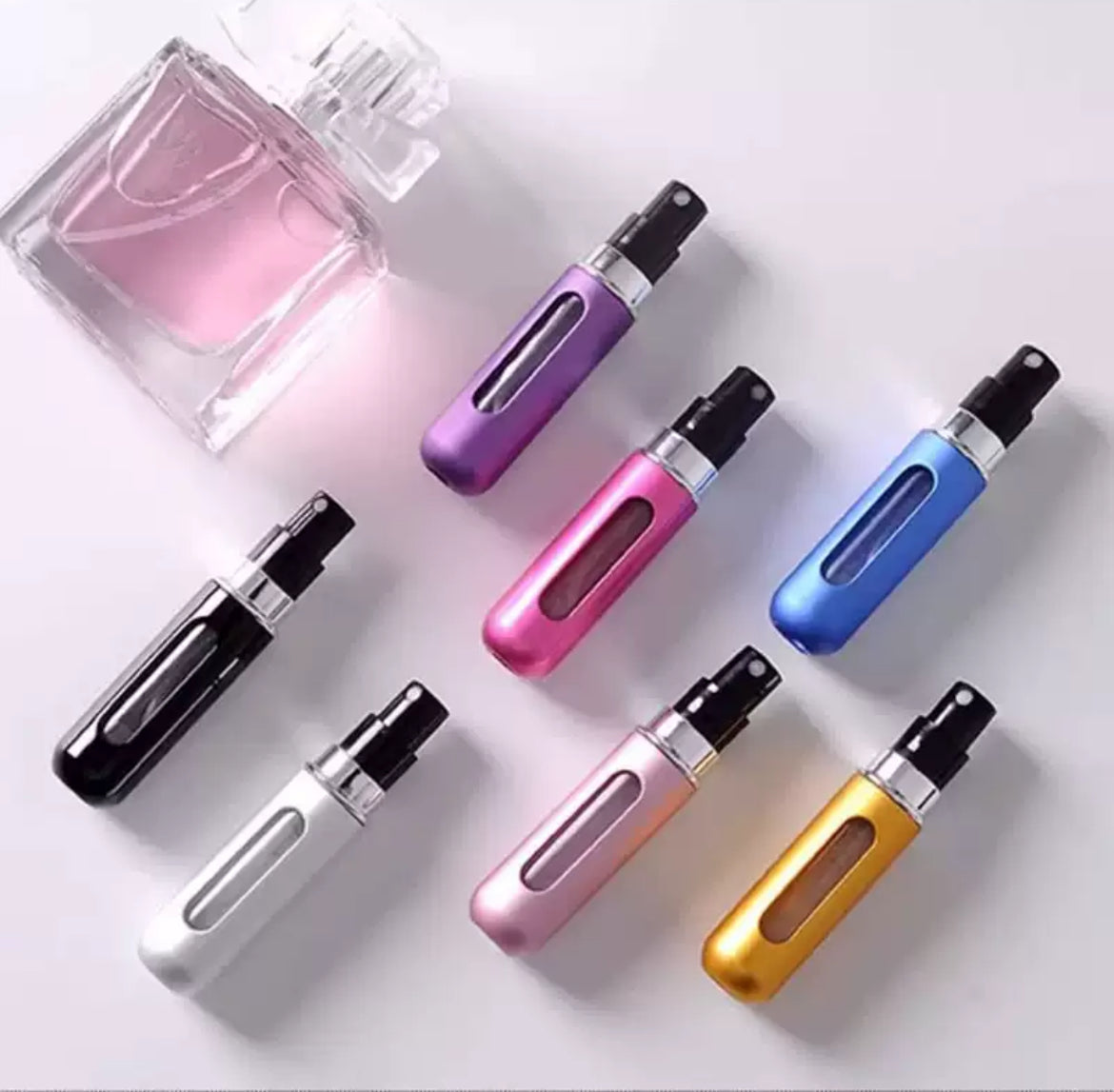 Mini Refillable Travel Perfume Atomizer – Portable Spray Bottle