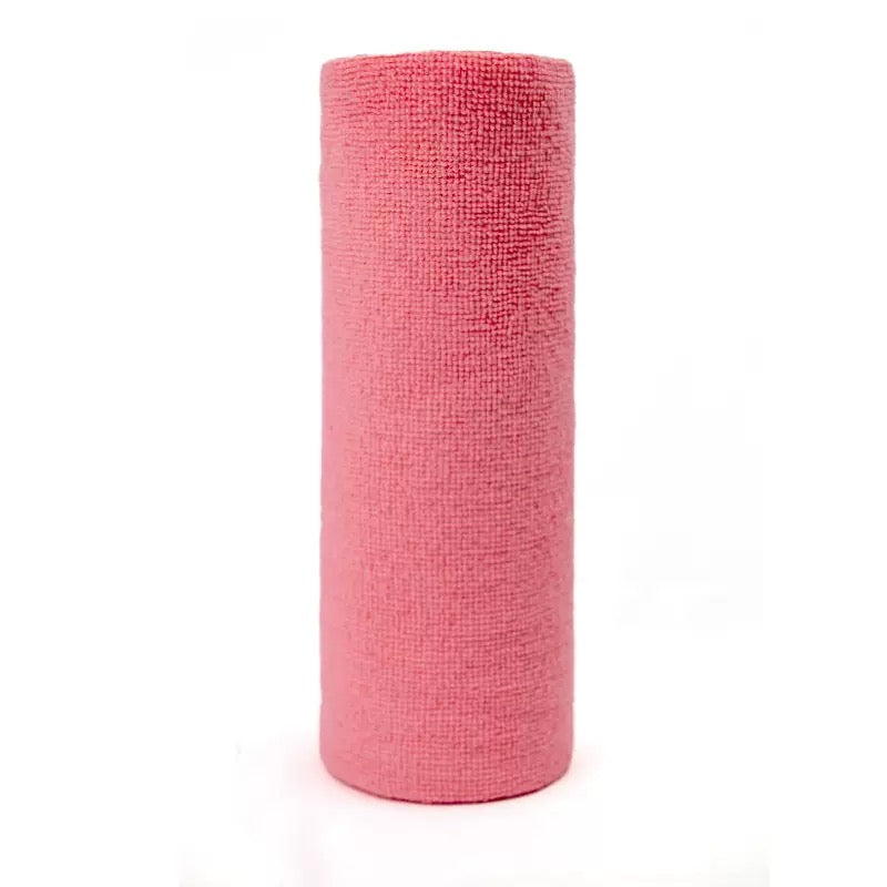 Reusable Microfiber Cleaning Cloth Rolls- 6 Pack Washable Kitchen Towels