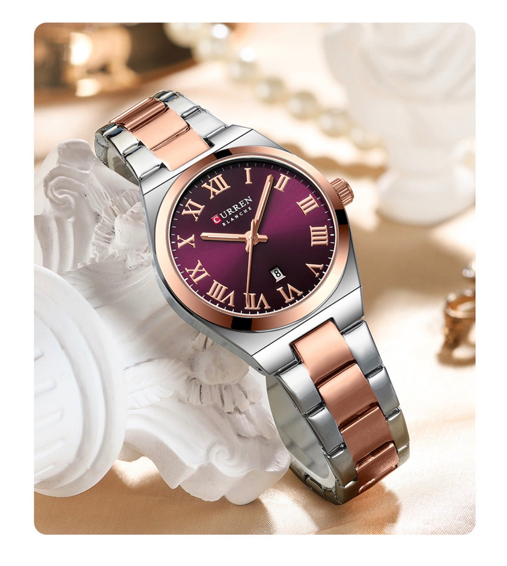 CURREN Blanche Elegant Women’s Stainless Steel Watch (Comes Boxed)