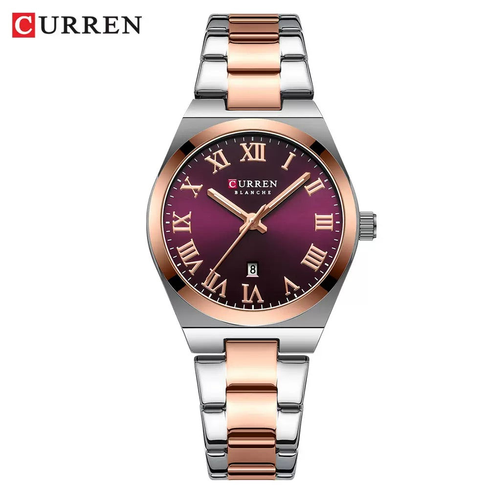 CURREN Blanche Elegant Women’s Stainless Steel Watch (Comes Boxed)
