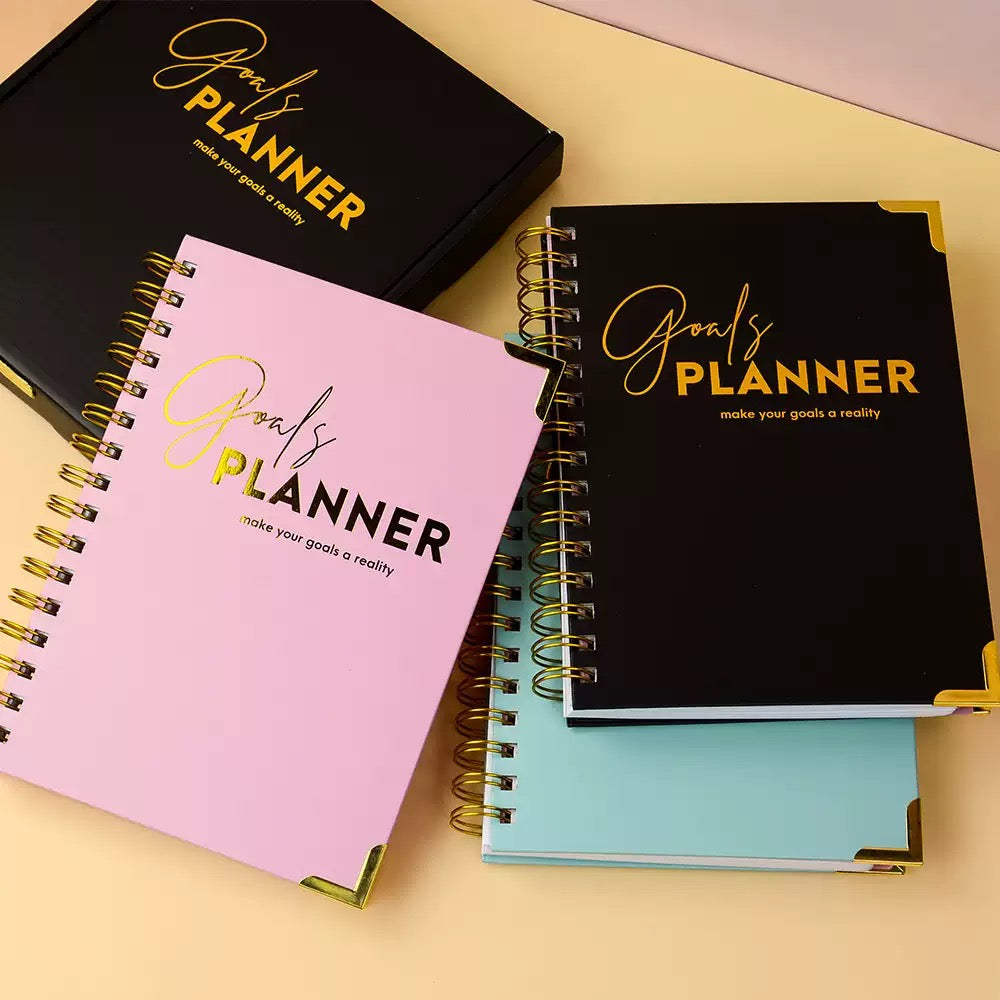 2026 Goals Planner Spiral Hardcover Notebook