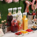 1.5L Clear Juice Storage Bottle Set (6 Bottles)