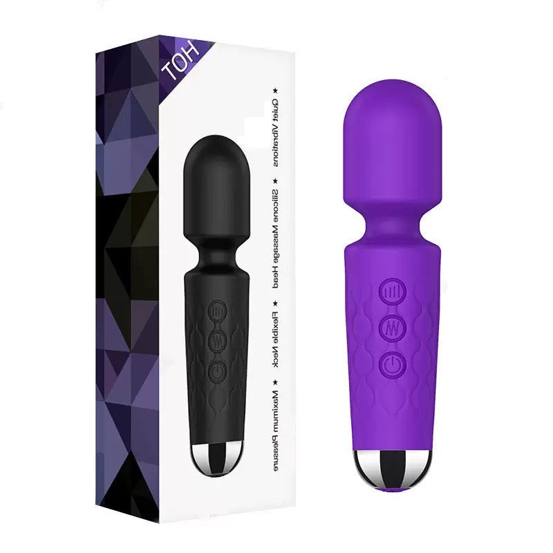 Powerful 20 modes Vibrator Magic-Wand Clitoris Stimulator