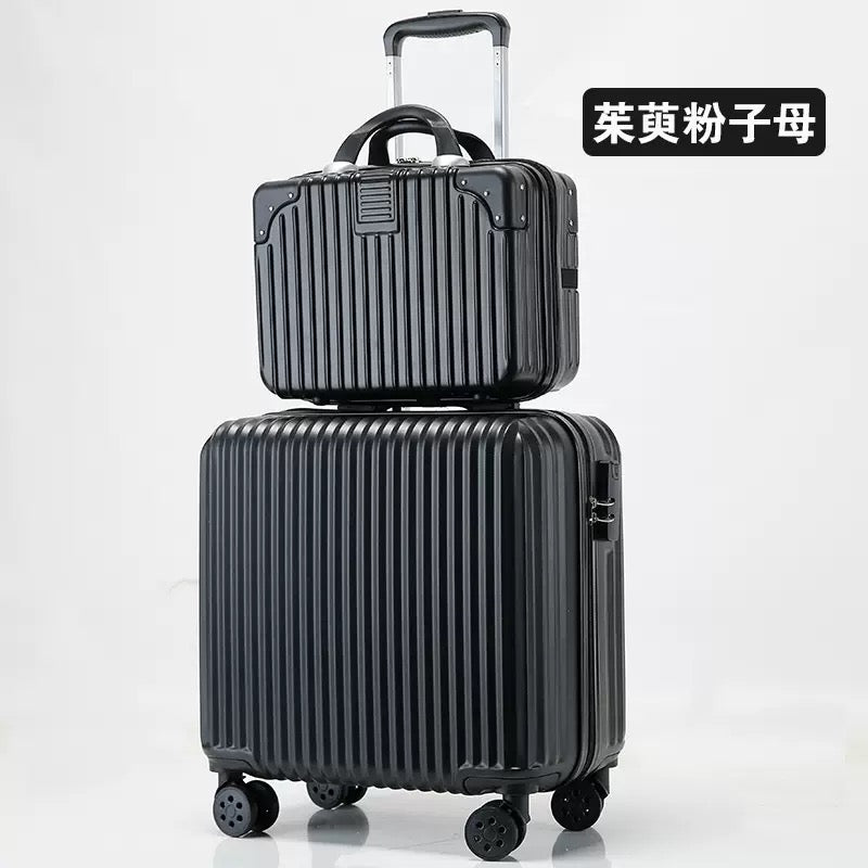 Hard Shell 2-piece Travel Luggage Set (14/18”)