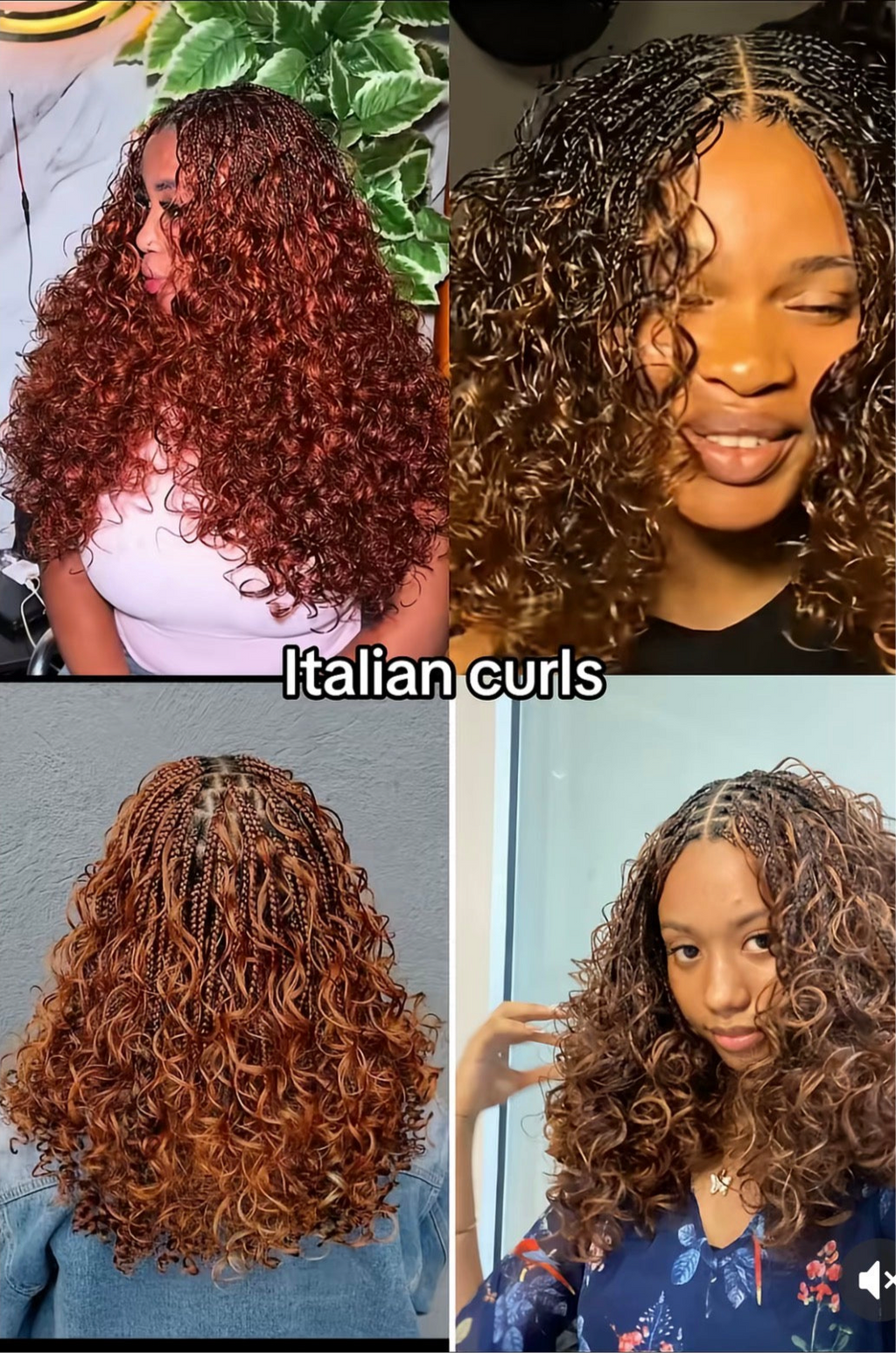 20 inches 150g Italian Curly Braids extensions: 3-4 Packs for a full head