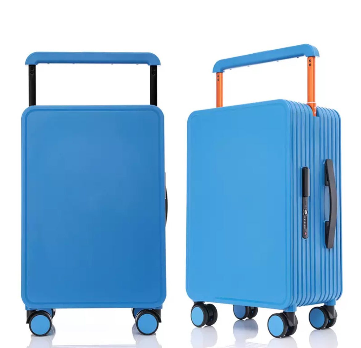 Modern Color-Block Hard-Shell Travel Luggage Set (20/24/26”)