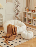 Pumpkin Cloud Lounge Sofa with Footrest