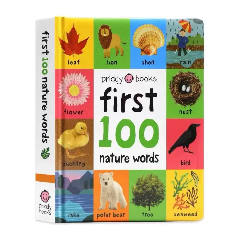 Kids “First 100” Learning Board Book – Early Words, Numbers, Animals & Vehicles (Set of 9 Books)