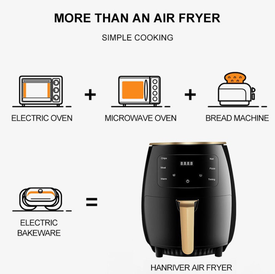6L Smart Digital Air Fryer