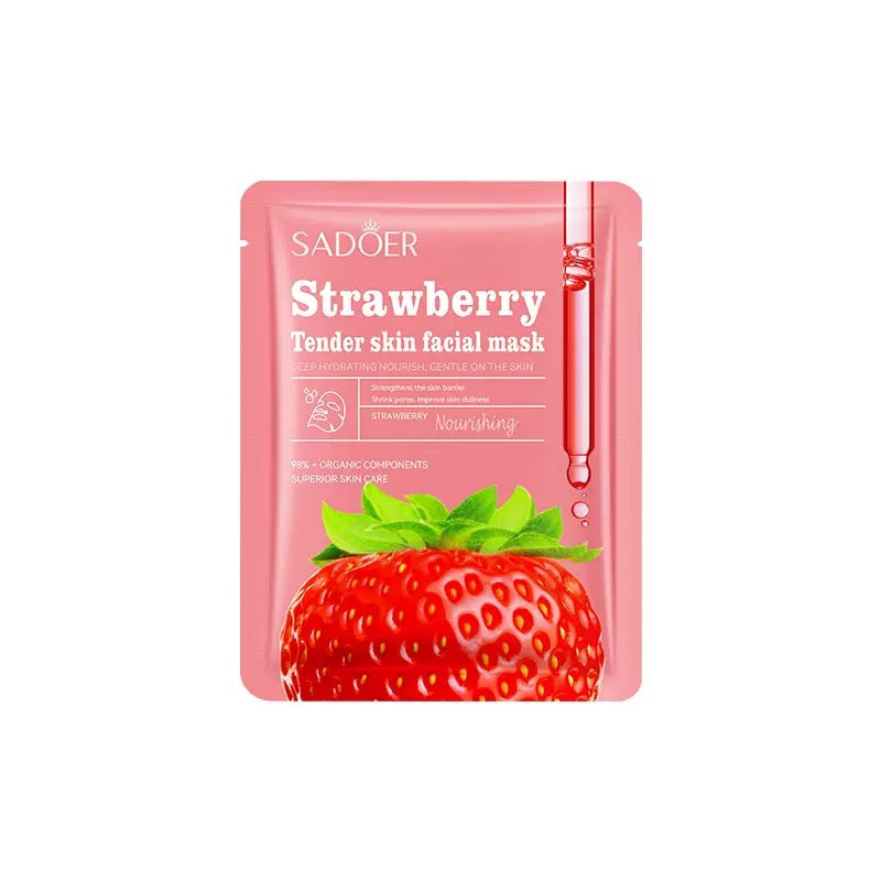 SADOER Plant & Fruit Sheet Face Mask Set (Pack of 11 – Mixed Variants)