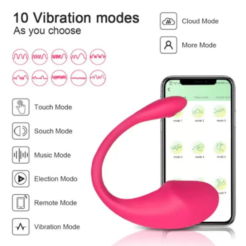 10 Vibrations APP Remote Control G-spot Panty Vibrator