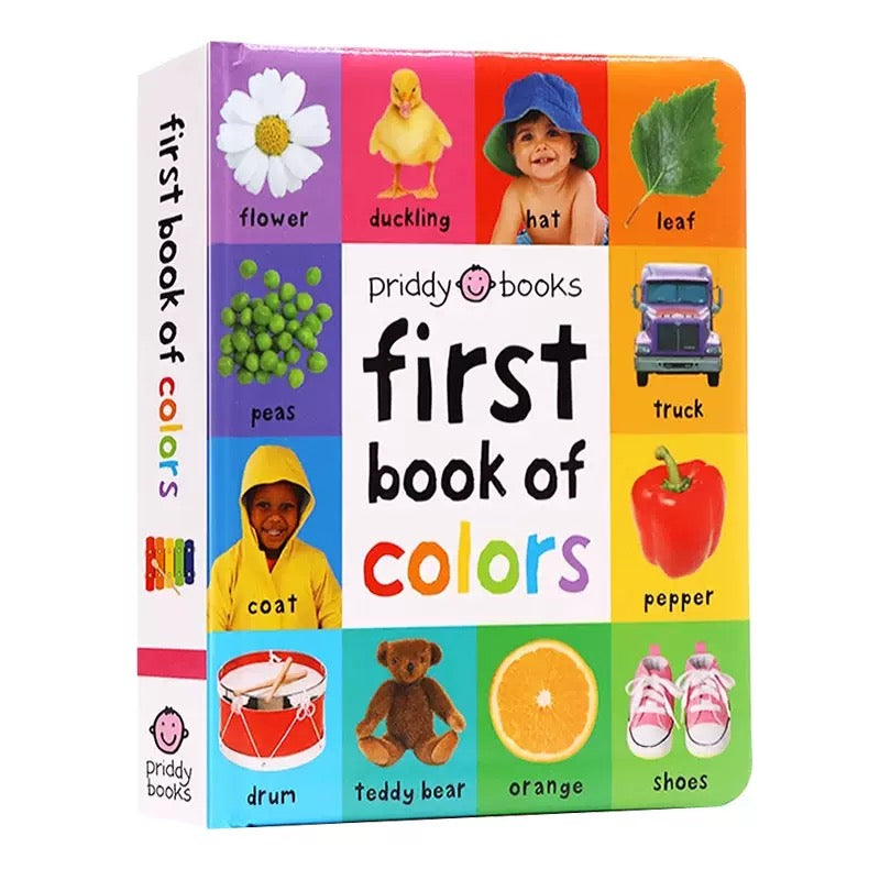 Kids “First 100” Learning Board Book – Early Words, Numbers, Animals & Vehicles (Set of 9 Books)