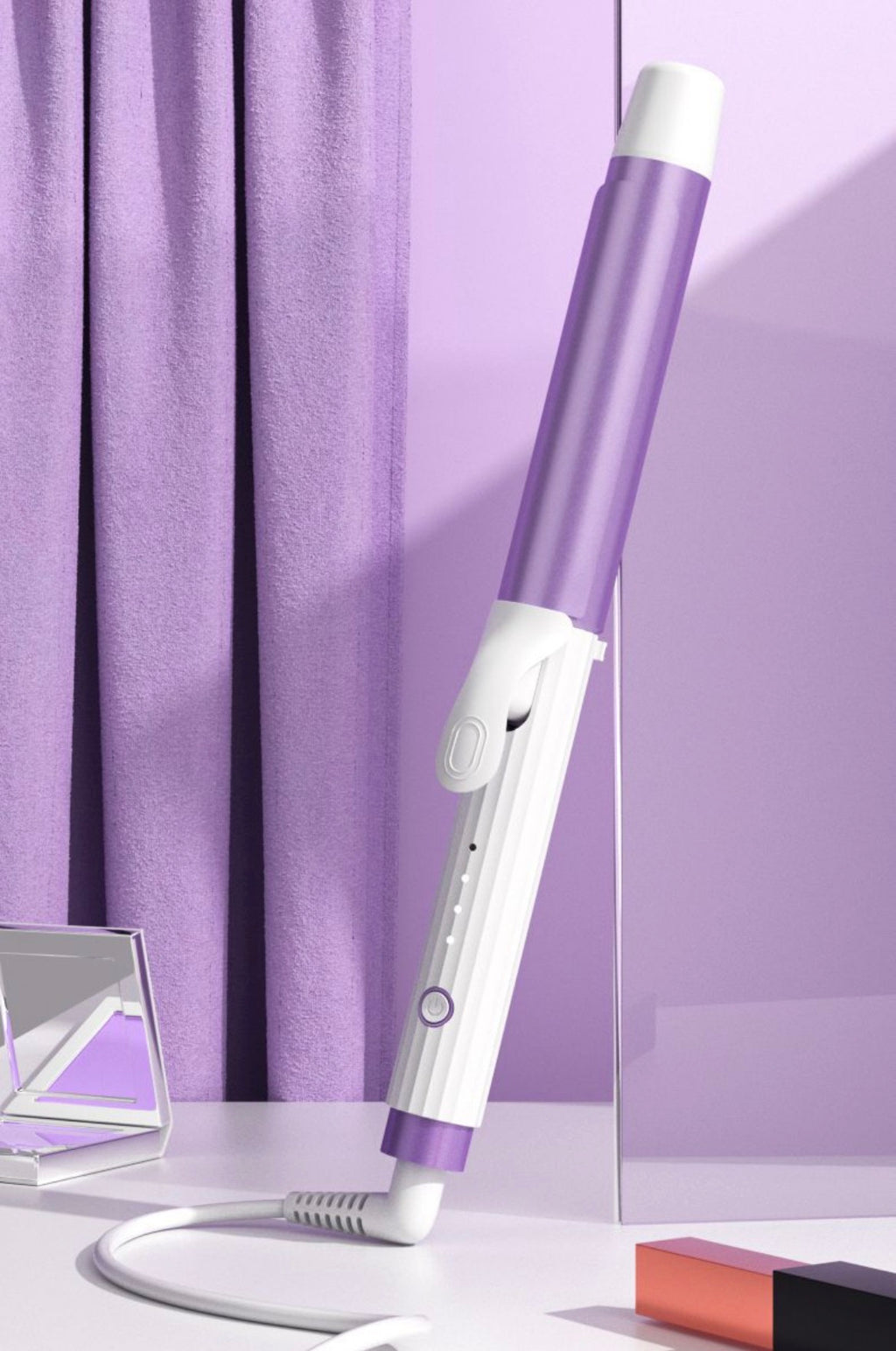 32mm Electric Hair Curling Iron – Big Wave Ceramic Curling Wand (4 Heat Levels)
