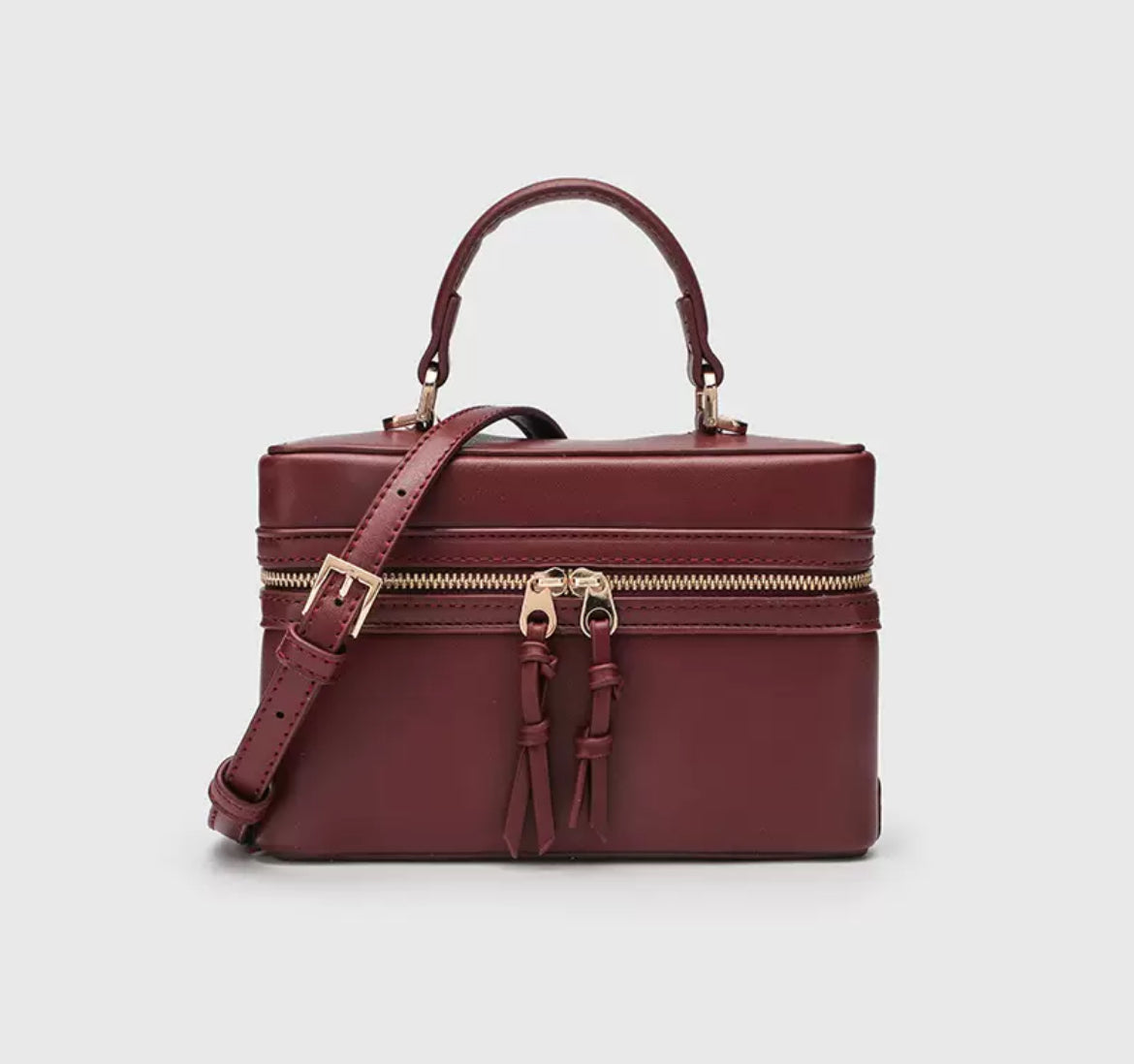 Classic Leather Structured Mini Handbag