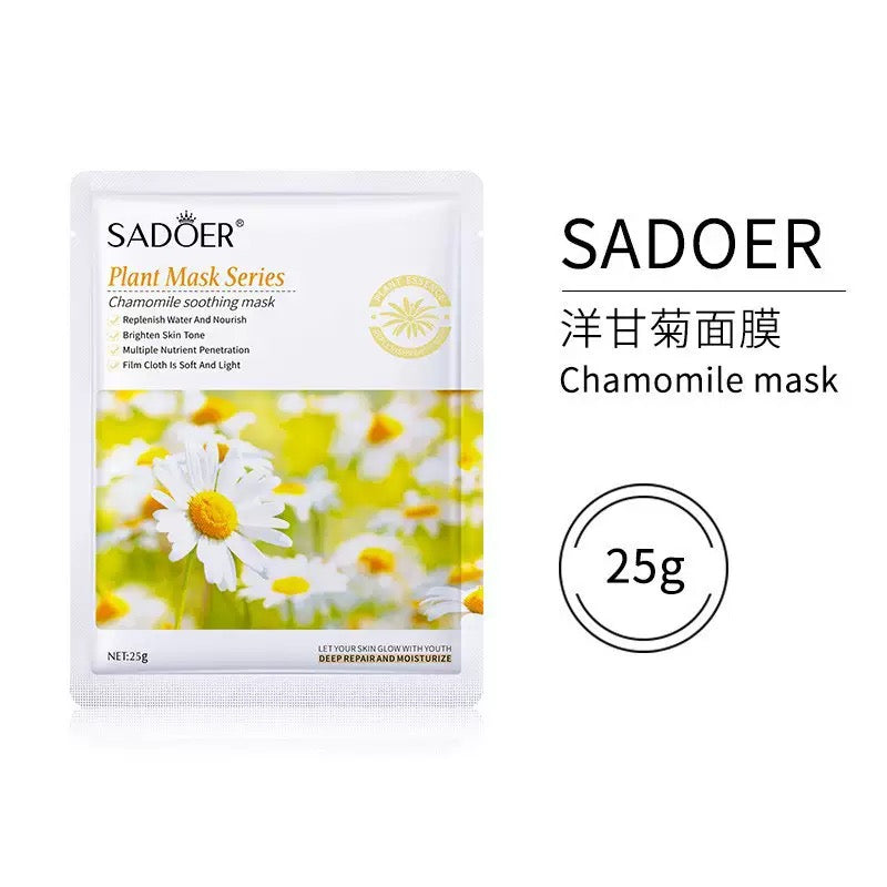 SADOER Plant & Fruit Sheet Face Mask Set (Pack of 8 – Mixed Variants)