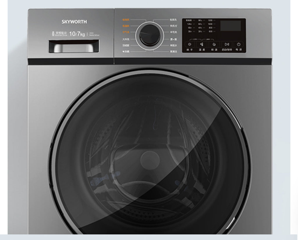 SKYWORTH 10kg Capacity Front Load Washing + Drying Machine