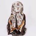 90x90cm High Quality Silk Scarves (Set of 6 designs)