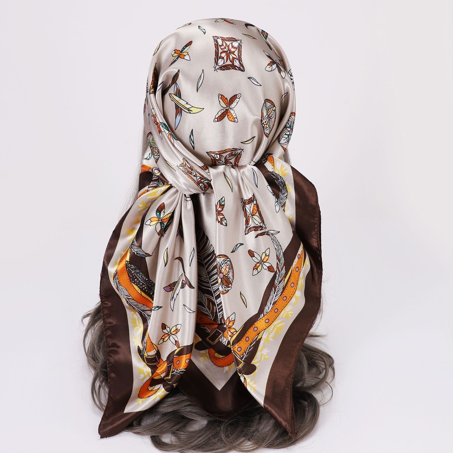 90x90cm High Quality Silk Scarves (Set of 6 designs)
