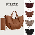 Polène-Style Sculpted Leather Tote Bag (Multi-Colour Options)