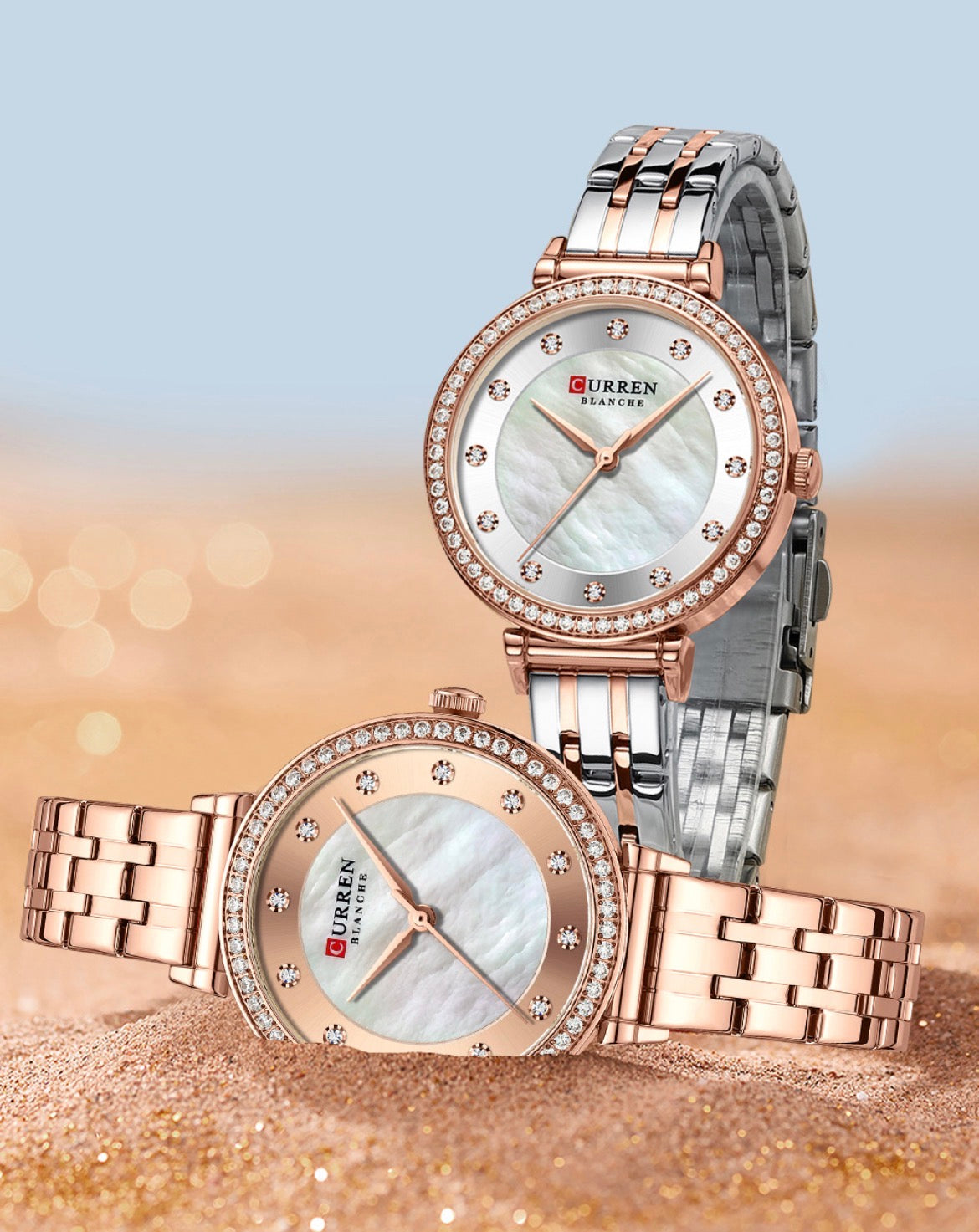 CURREN Blanche Chic Women’s Stainless Steel Watch (Comes Boxed)