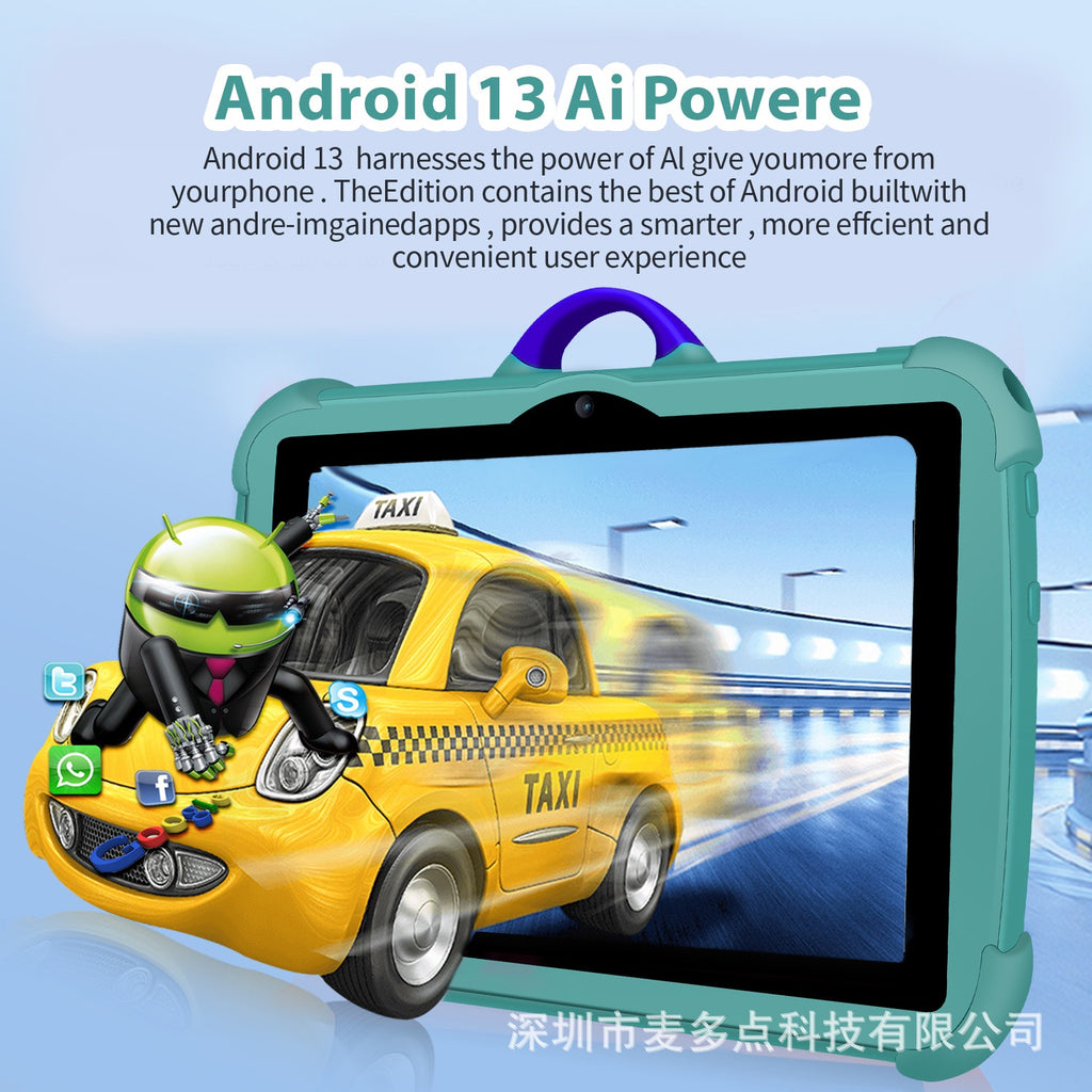 Kids Educational Learning & Games Android Tablet/ 7” HD Screen/ 4GB+64GB/ Dual Camera