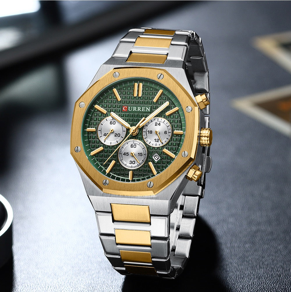 CURREN Classic Chronograph StainlessSteel Watch (Comes Boxed)