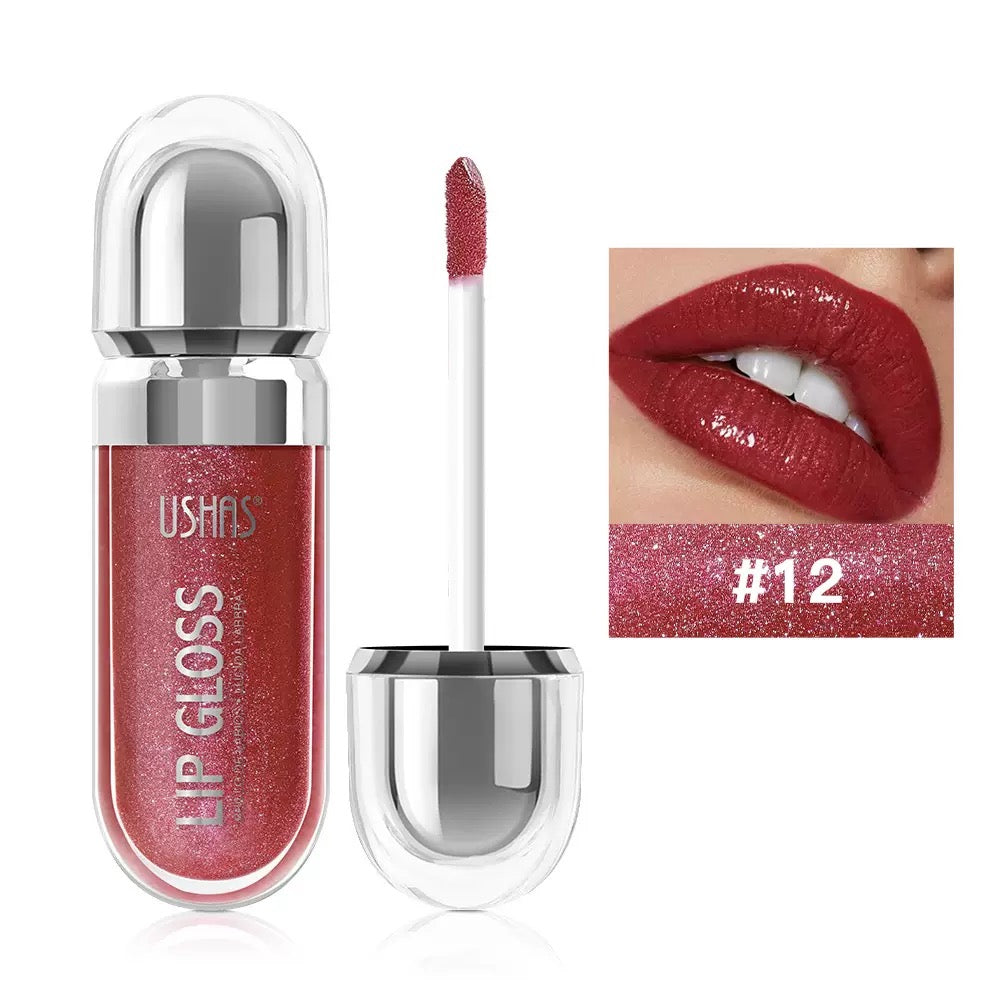 Ushas Glossy Shimmer Lip Gloss (MOQ-6 pieces)