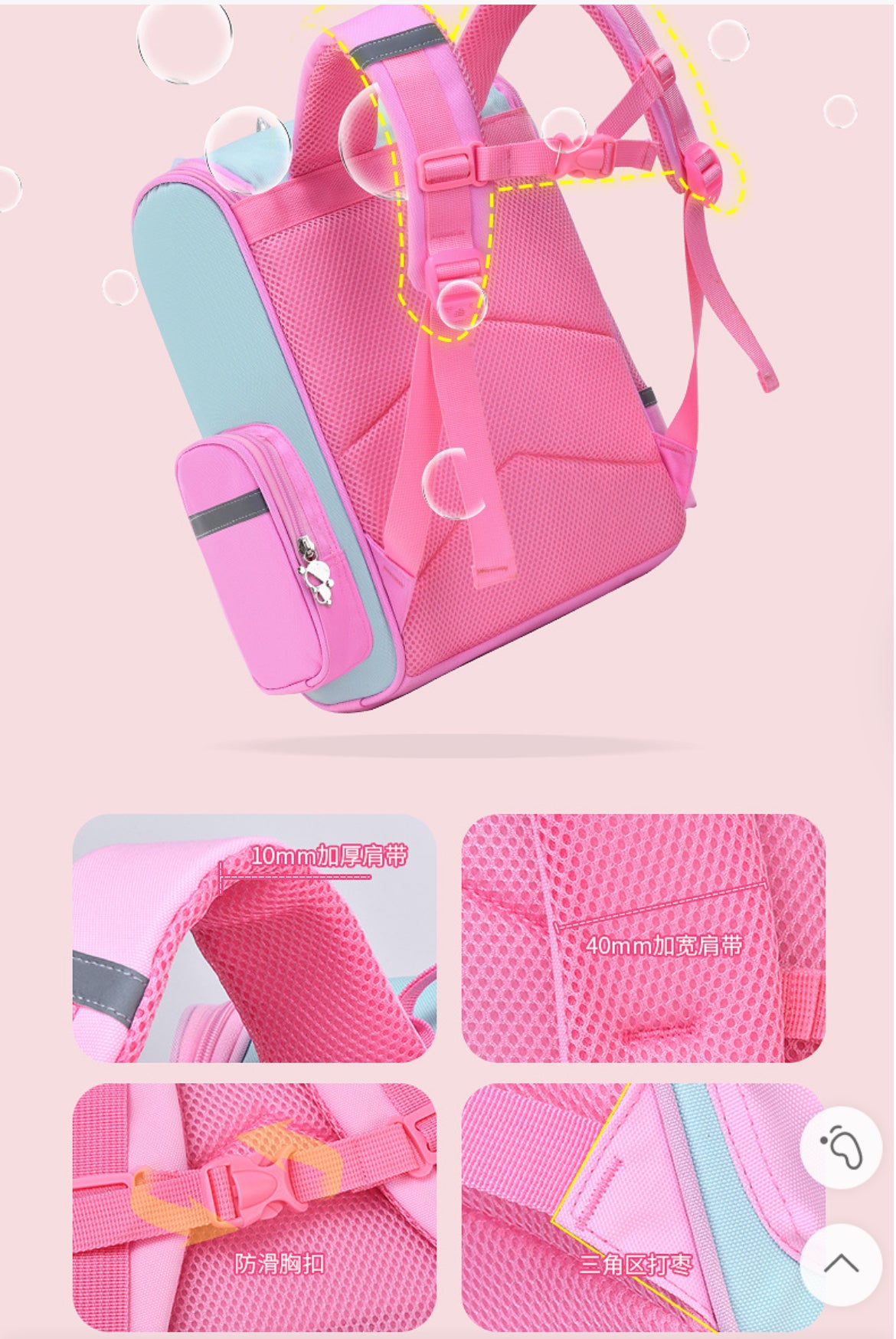 Kid’s Orthopaedic School Backpack (Lightweight and Breathable )