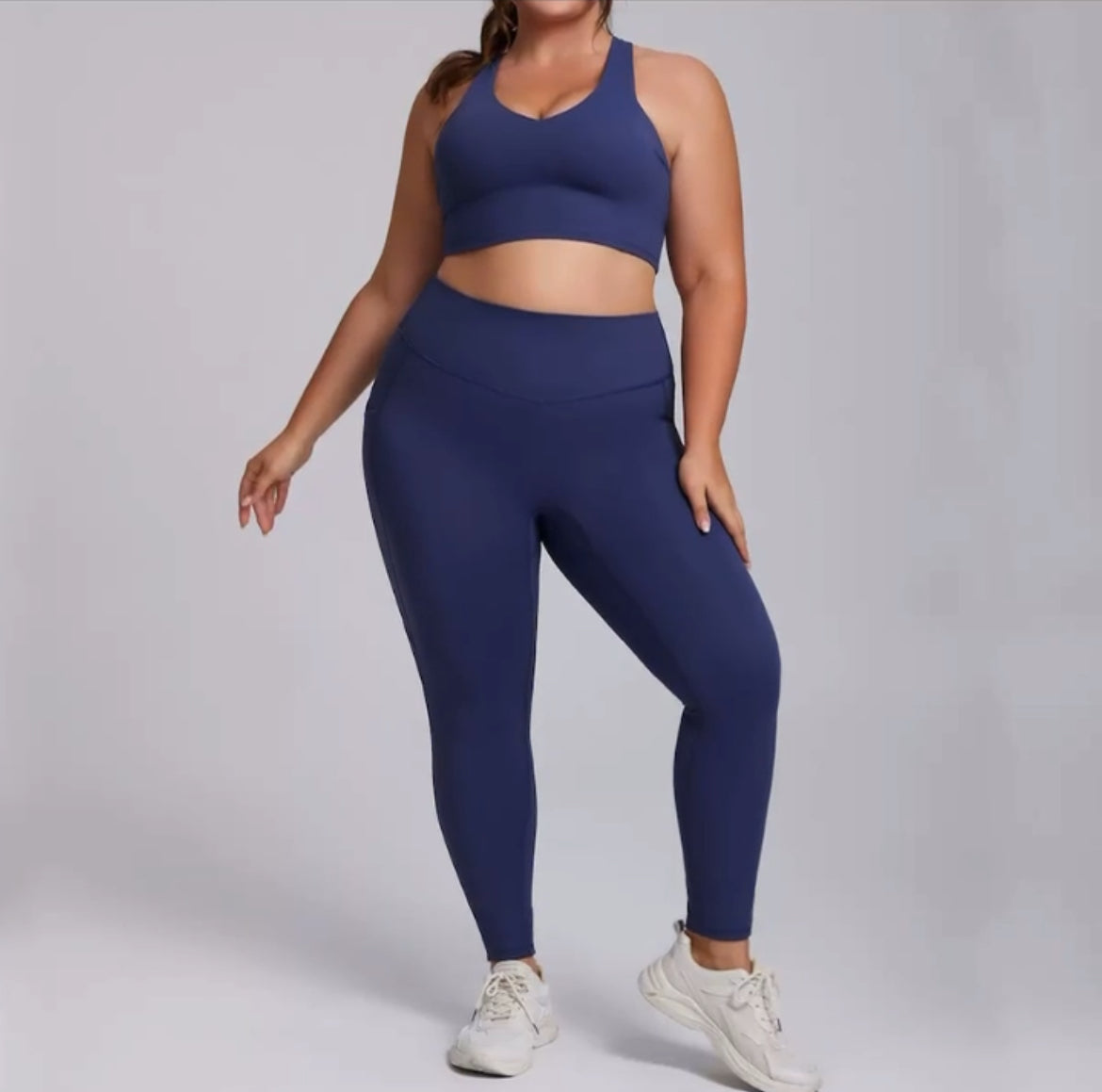 High Quality Stylish 2-Piece Gym Set (Plus size)