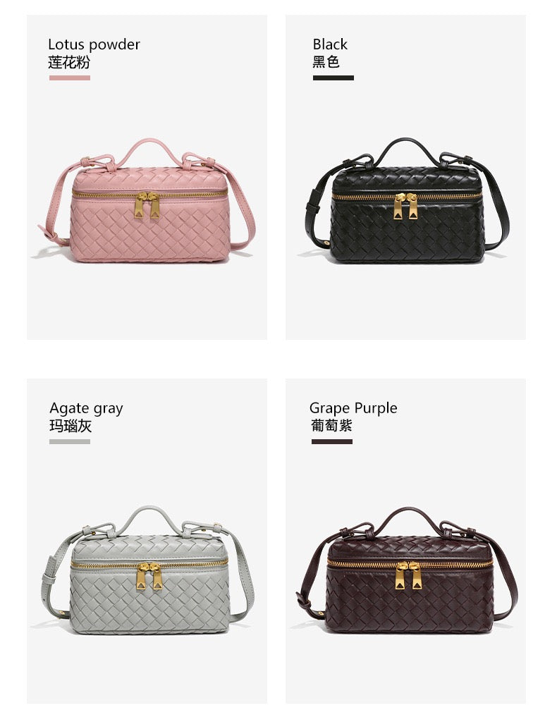Woven Luxe Mini Crossbody Bag