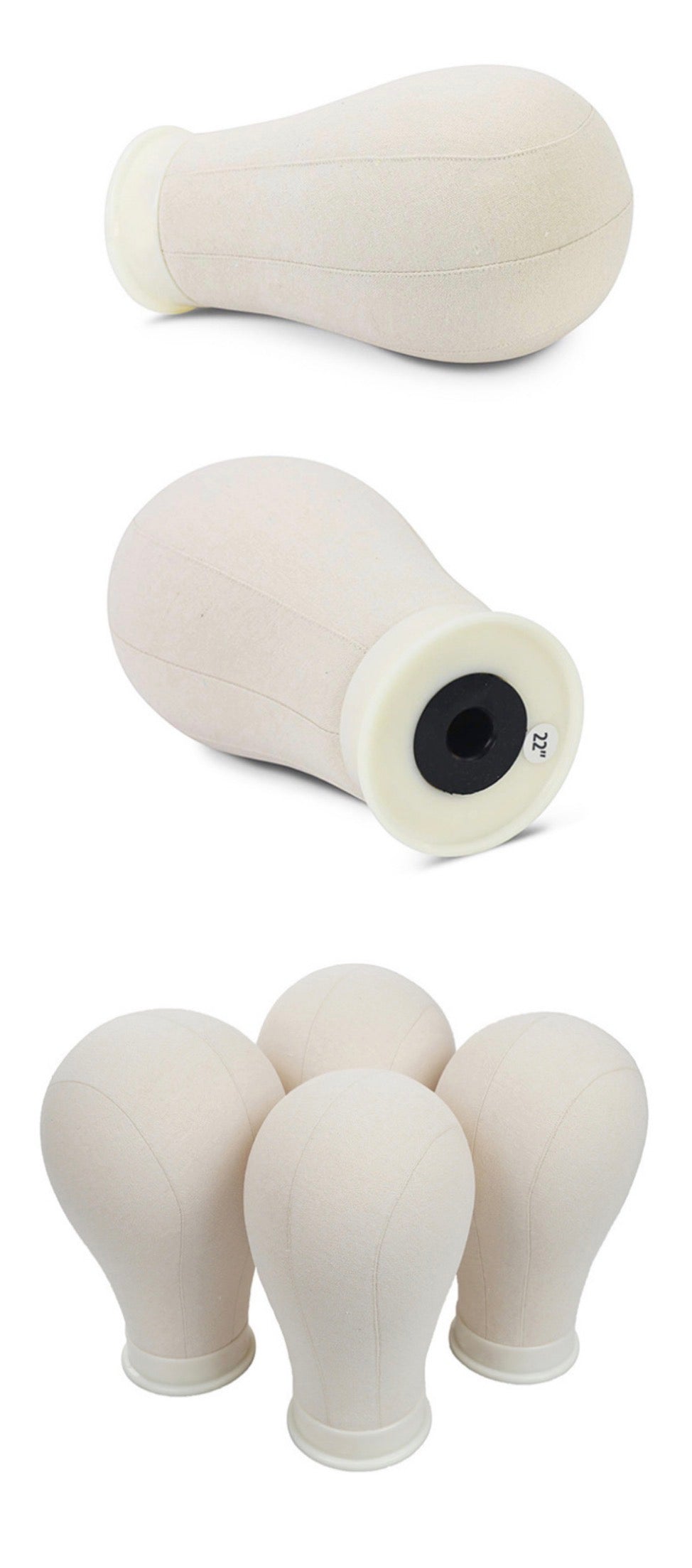Canvas Block Mannequin Head