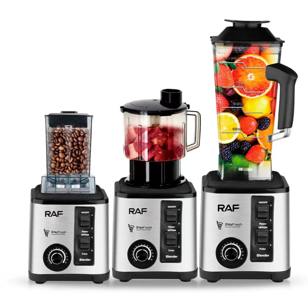 RAF 3-in-1 High-Power 2L Electric Blender (2600W)
