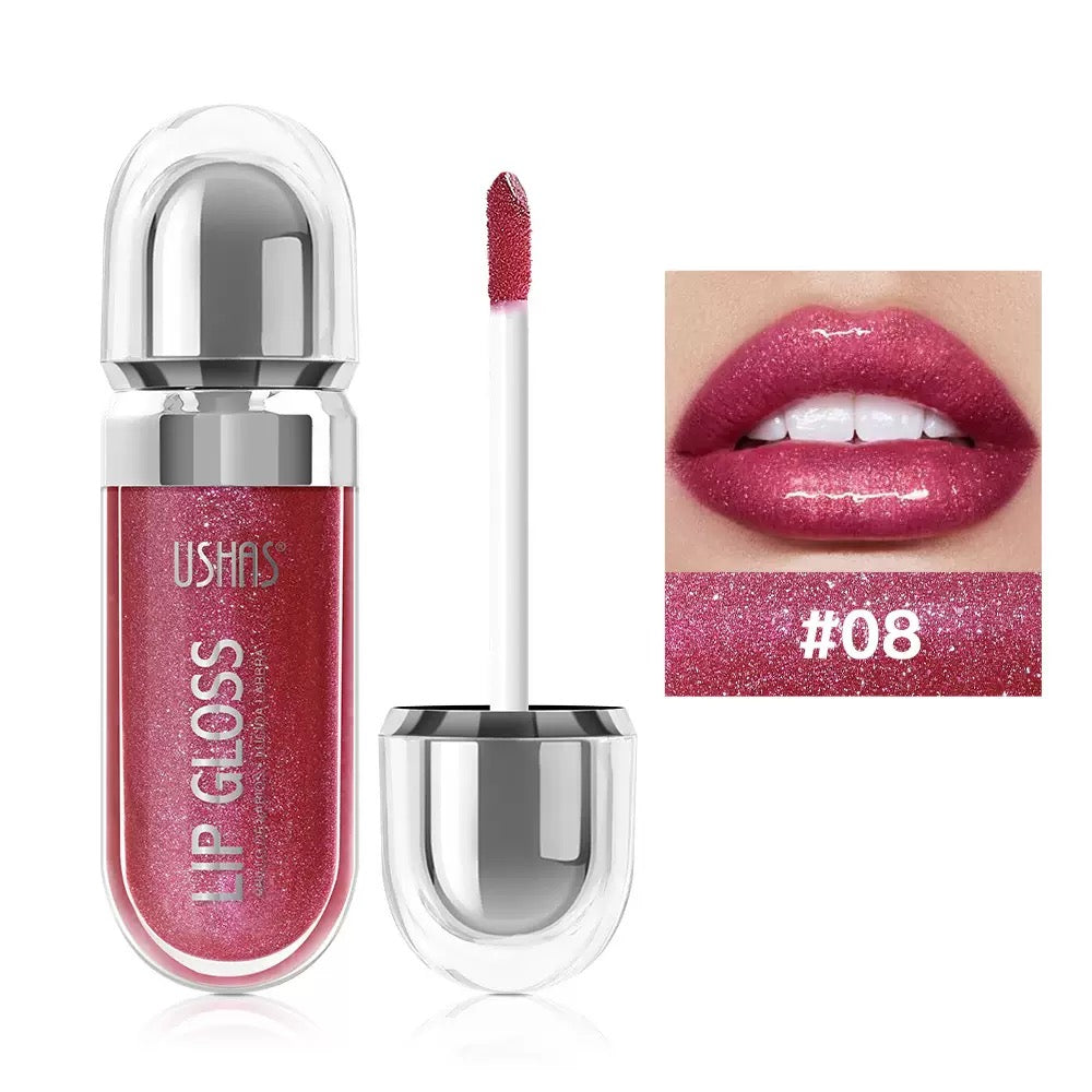 Ushas Glossy Shimmer Lip Gloss (MOQ-6 pieces)