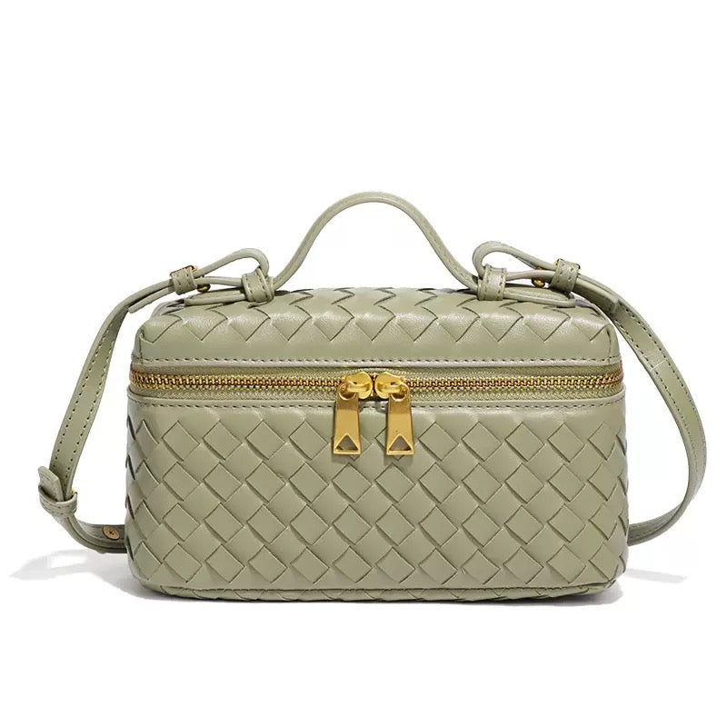 Woven Luxe Mini Crossbody Bag