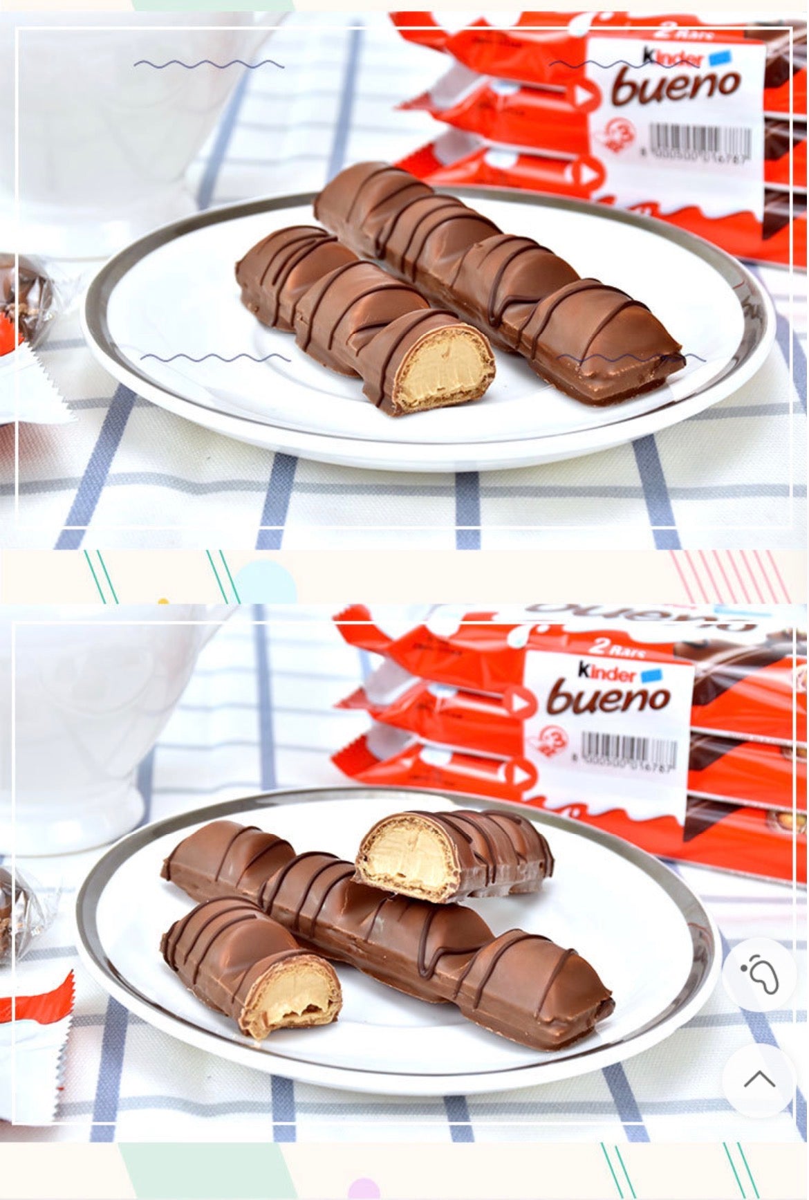 30 Packs of Kinder Bueno Creamy Chocolate Bars