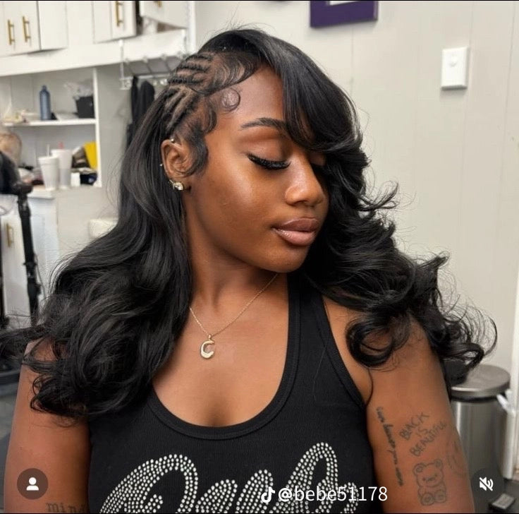 High Quality Chemical Fibre Hair with 100% Human Hair Feel: For Sew-in Braids/Ponytails (MOQ-3 Packs)