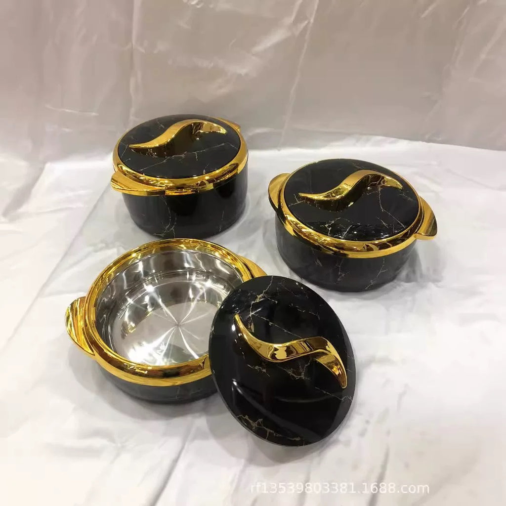3-Piece Insulated Food Warmer Set (1500,2000,2500ml)