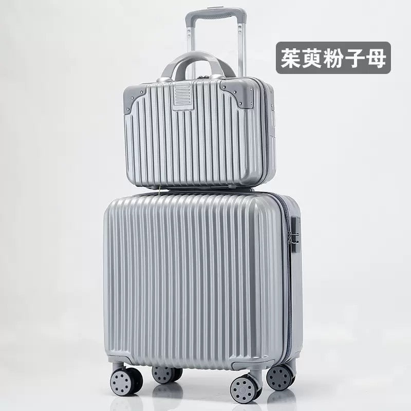 Hard Shell 2-piece Travel Luggage Set (14/18”)